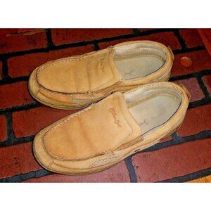 Mens Loafers Vegan leather SOFT BOAT SHOES Harbor Master Caribbean Soul Tan 9.5